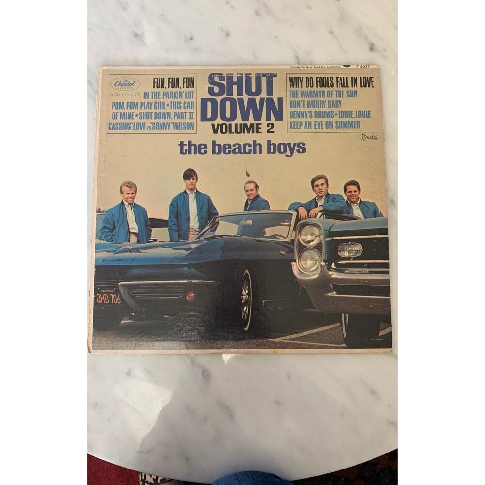 Vintage Original "The Beach Boys: Shut Down Vol. 2" Vinyl Record